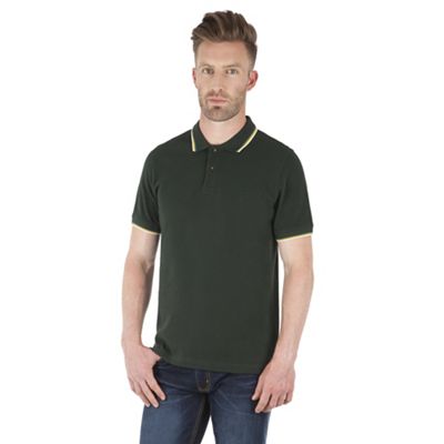 Racing Green Clement Tipped Pique Polo